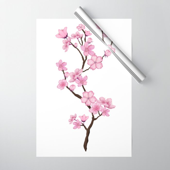 Cherry blossom wrapping outlet paper
