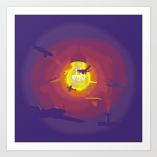 Battle Art Print
