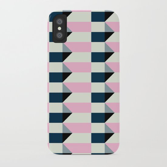 Crispijn Pink & Blue iPhone Case