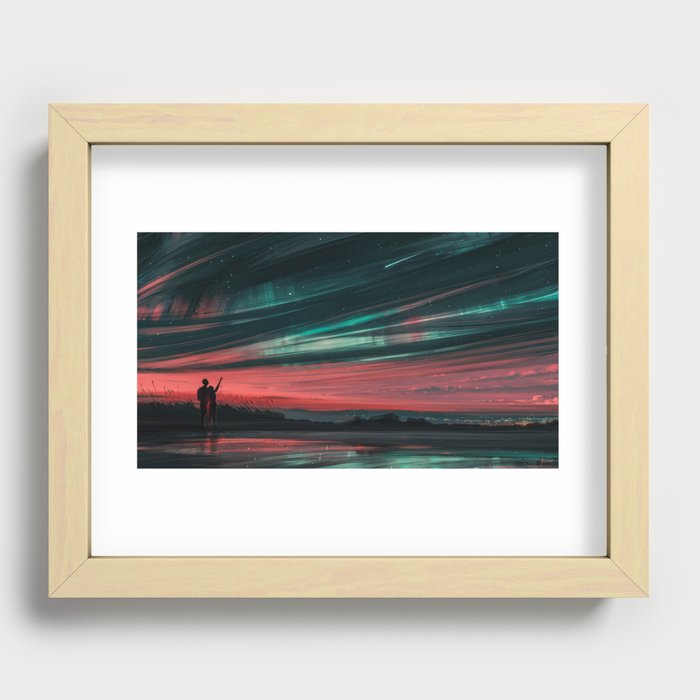 Stars and You Recessed Framed Print