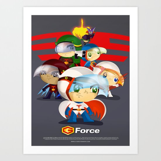G force Art Print