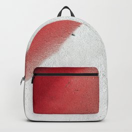 Red and white digital abstract painting art for home decoration Backpack | Decorative, Abstract, Interiordecoration, Decor, Grungeart, Urbanwall, Gilding, Abstractpainting, Modernart, Distortion 