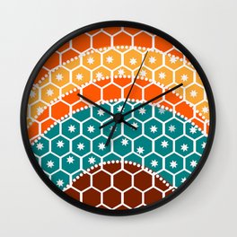 Colors on Parade II Wall Clock