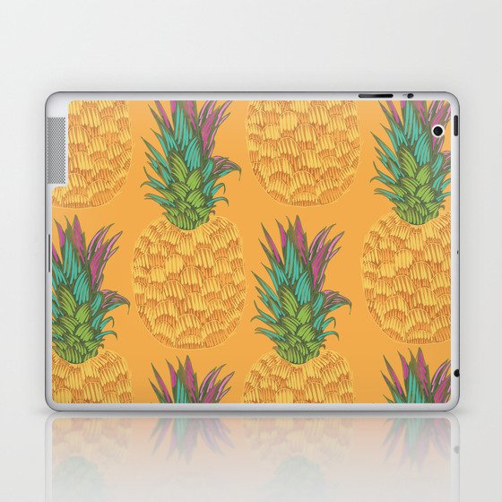 Pineapple pattern Laptop & iPad Skin