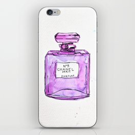 perfume purple iPhone Skin