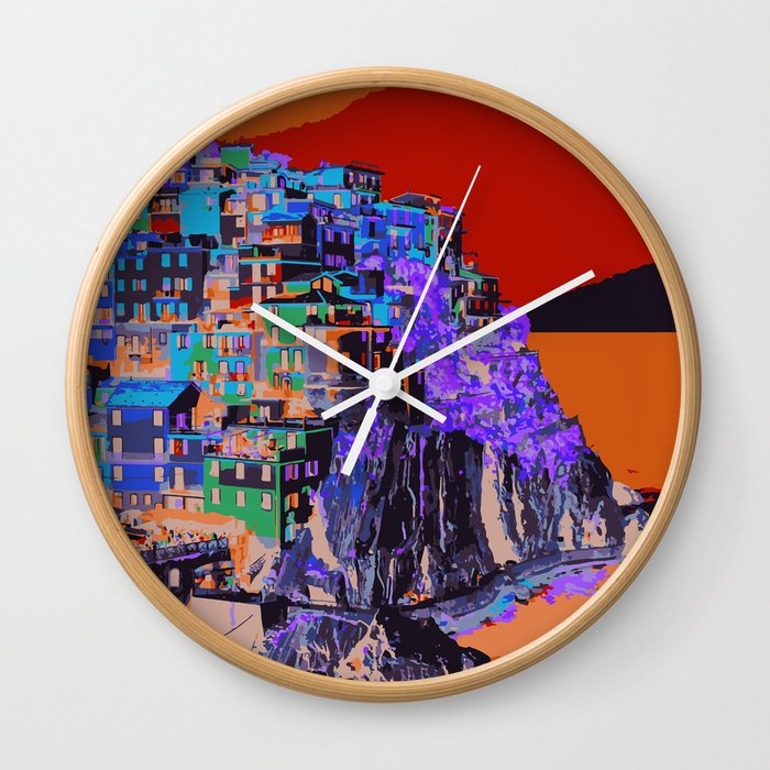 CINQUE TERRE ITALY Wall Clock