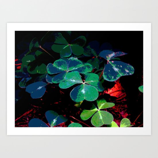 Field Of Clover Art Print