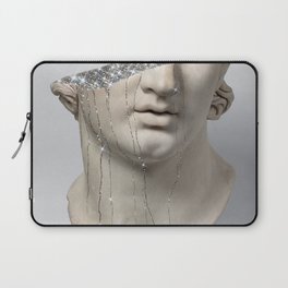 DIAMOND TEARS | collage art by Yana Potter | glitter | sculpture | mythology | bling and shine Laptop Sleeve
