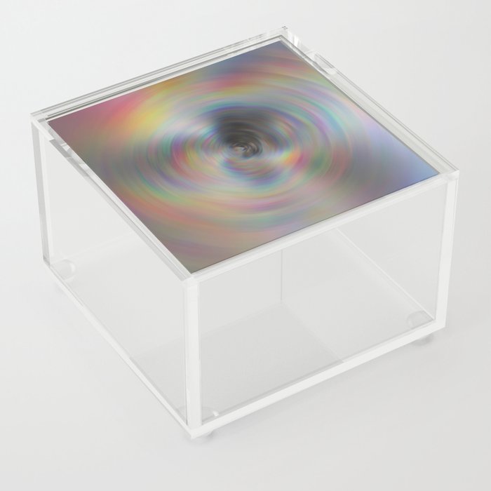 Digital glitch tunnel Acrylic Box