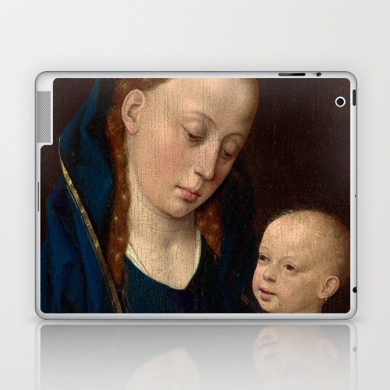 Madonna and Child, 1465 by Dieric Bouts Laptop & iPad Skin