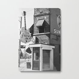 Sun Studio Memphis Tennessee Black and White Photography Metal Print | Historic, Photo, Elvisfan, Memphis, Musiclovers, Black And White, Digital, Film, Sunstudio, Icon 