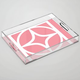 Palm Springs Breeze Block Pink Acrylic Tray