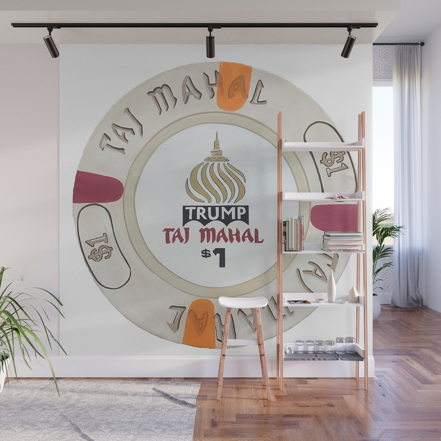 Trump Taj Mahal Casino Chip Series Wall Mural By Vspinelli Society6