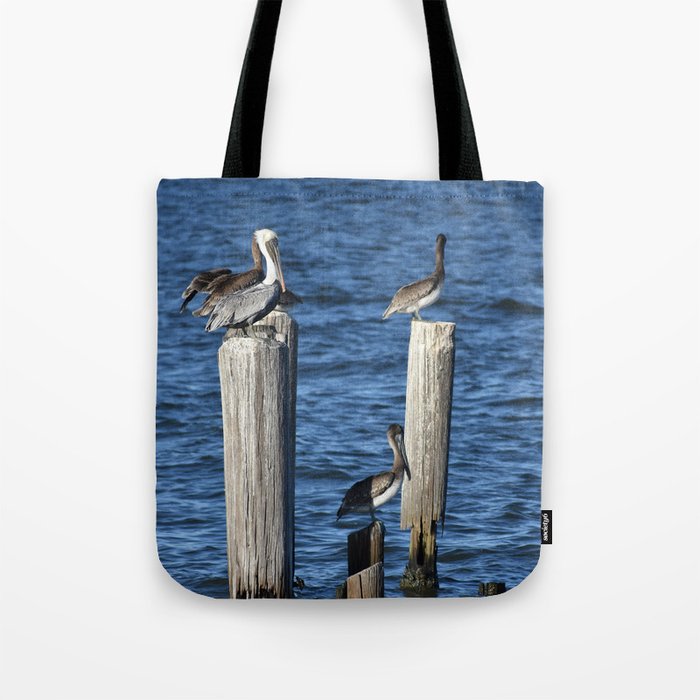Pelican Family Reunion Tote Bag
