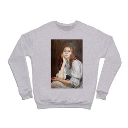 Berthe Morisot - Julie Daydreaming Crewneck Sweatshirt