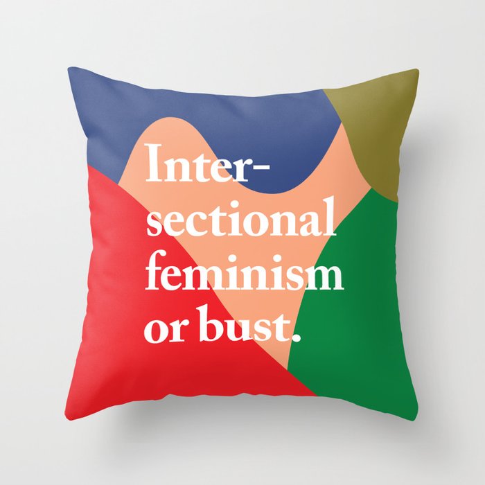 Intersectional Throw Pillow
