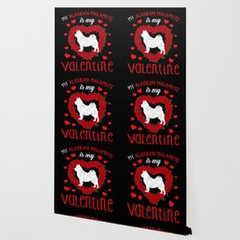 Dog Animal Hearts Day Malamute My Valentines Day Wallpaper