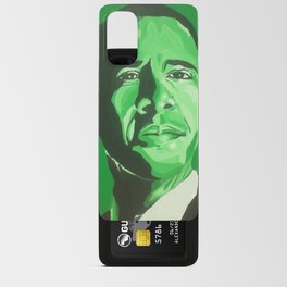Green Obama Print Android Card Case
