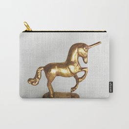Gold Unicorn Carry-All Pouch