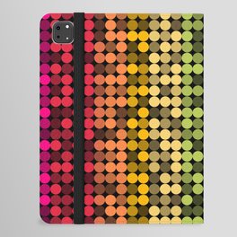 Disco Dots Vertical Spectrum iPad Folio Case