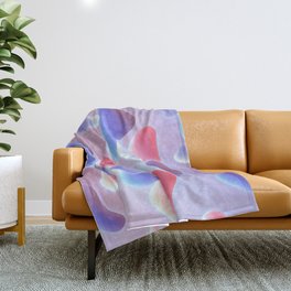 Gradient Lava Bubbles 03 Throw Blanket