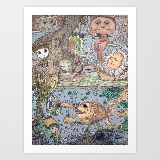 Mind Friend of Imaginations 2 Art Print