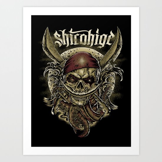 shirohige Art Print