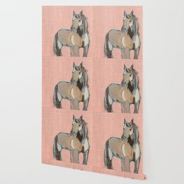 Dusty Pink Mustang Wallpaper