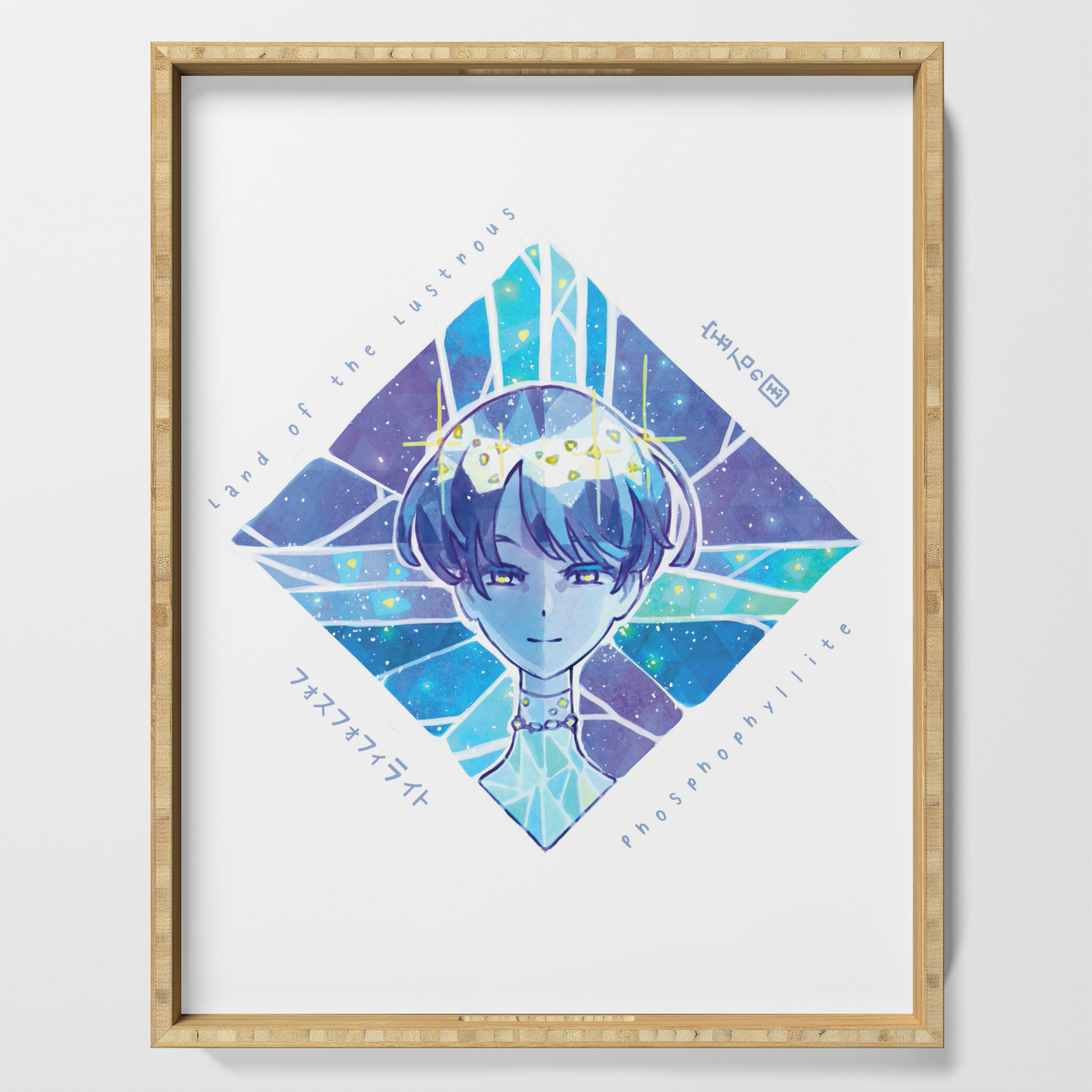 Houseki No Kuni Lapis Things Serving Tray By Sedeto Society6 Houseki No Kuni Lapis Things Serving Tray By Sedeto Society6