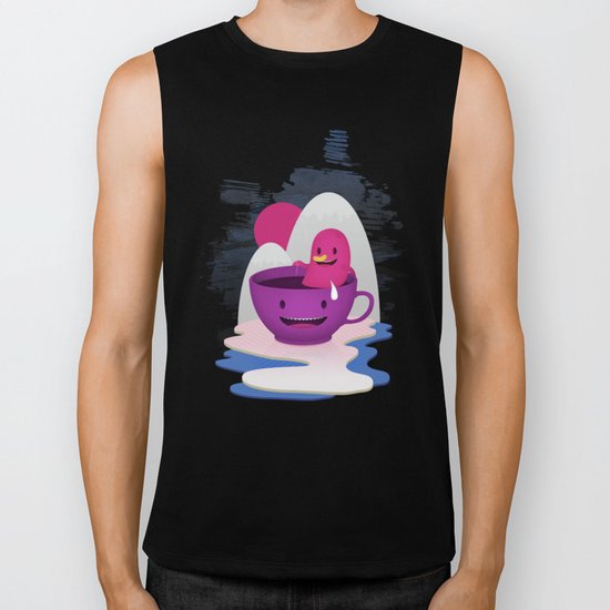 Reflections In Coffee Biker Tank