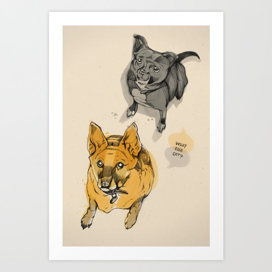 Stuey & Griffin Art Print