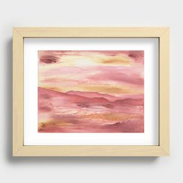 Pink Moment in Ojai II Recessed Framed Print