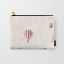 Hot Air Balloons, White Carry-All Pouch