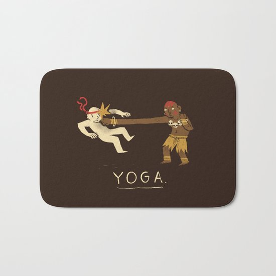 yoga. Bath Mat