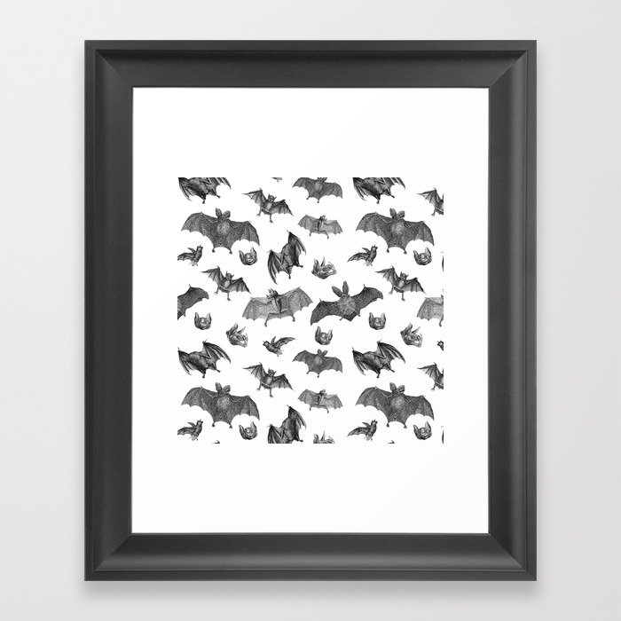 Batty Bats Framed Art Print