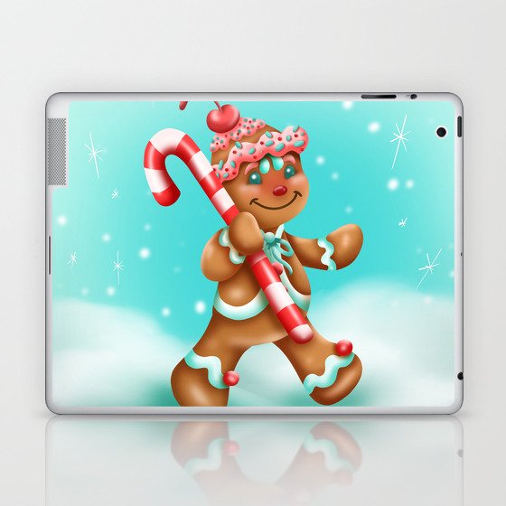 Gingerbread Man Laptop & iPad Skin