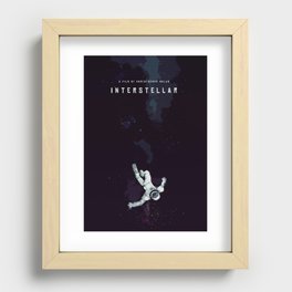 Interstellar (falling astronaut) Recessed Framed Print