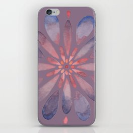 Flower in Purple iPhone Skin