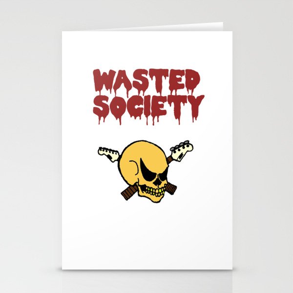 Wasted Society Stationery Cards