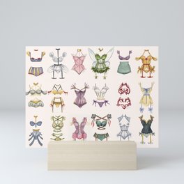 Princess Lingerie Mini Art Print