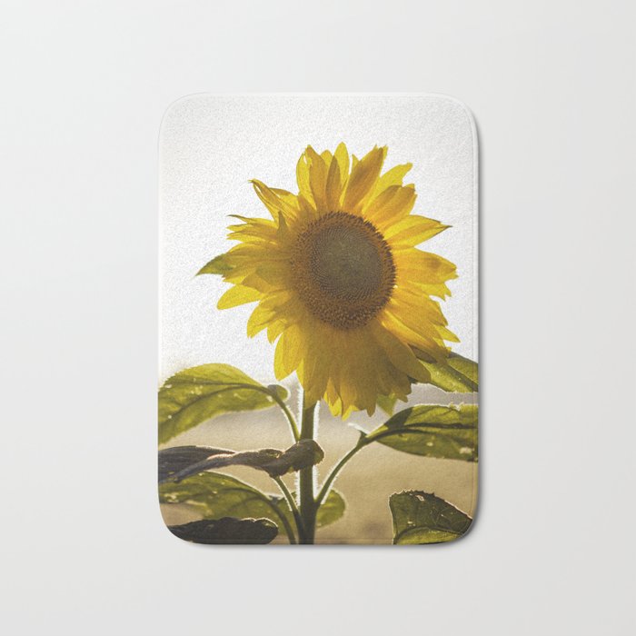 Sunflower at Sunrise Bath Mat