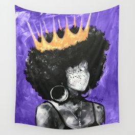 Naturally Queen II PURPLE Wall Tapestry