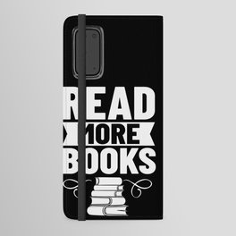 Reader Book Reading Bookworm Librarian Android Wallet Case