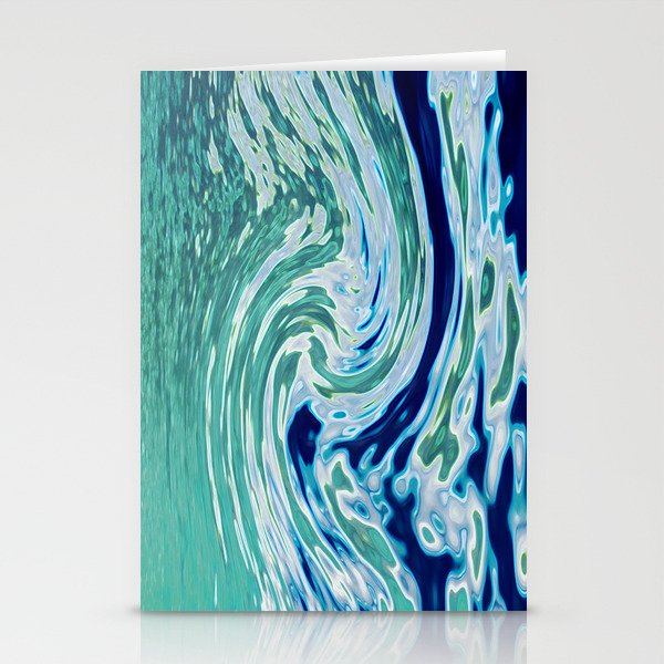 OCEAN ABSTRACT 2 Stationery Cards