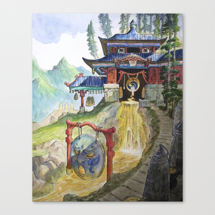 Temple of Insight Canvas Print