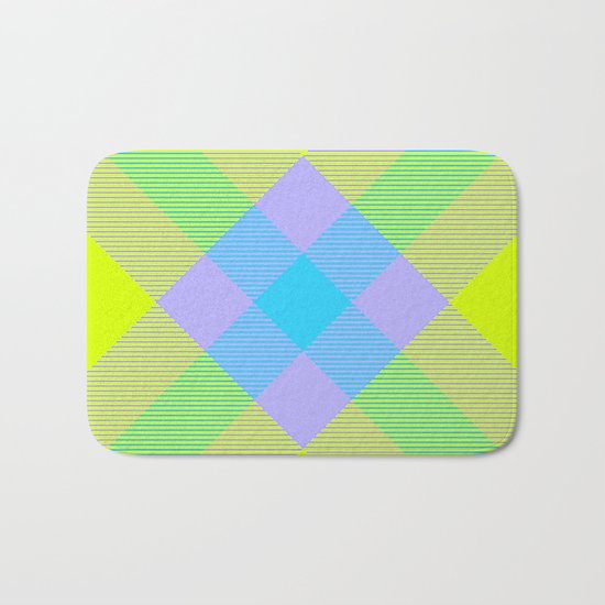 Tartan Pattern 6 Bath Mat