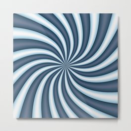 IMPRESSIVE ABSTRACT PATTERN DREAM INDIGO SWIRL Metal Print | Modernabstract, Softshapes, Abstractminimal, Pastel, Onelineart, Abstract, Midcentury, Lineabstract, Modernart, Pasteltones 