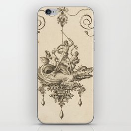 Poseidon and the Kraken iPhone Skin