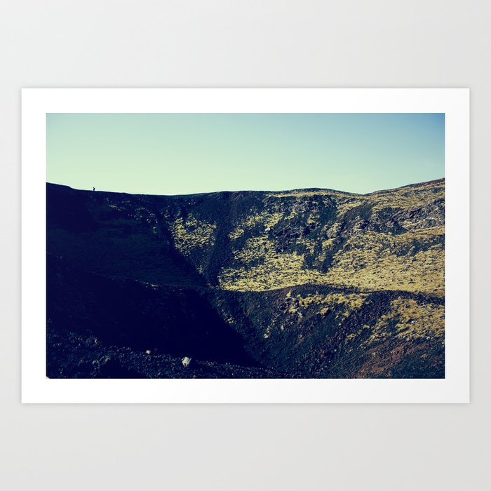 Mouth of the Volcano Art Print