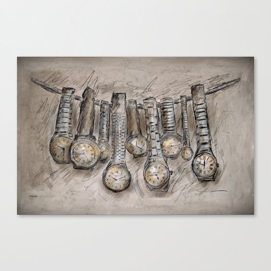 time slopes Canvas Print